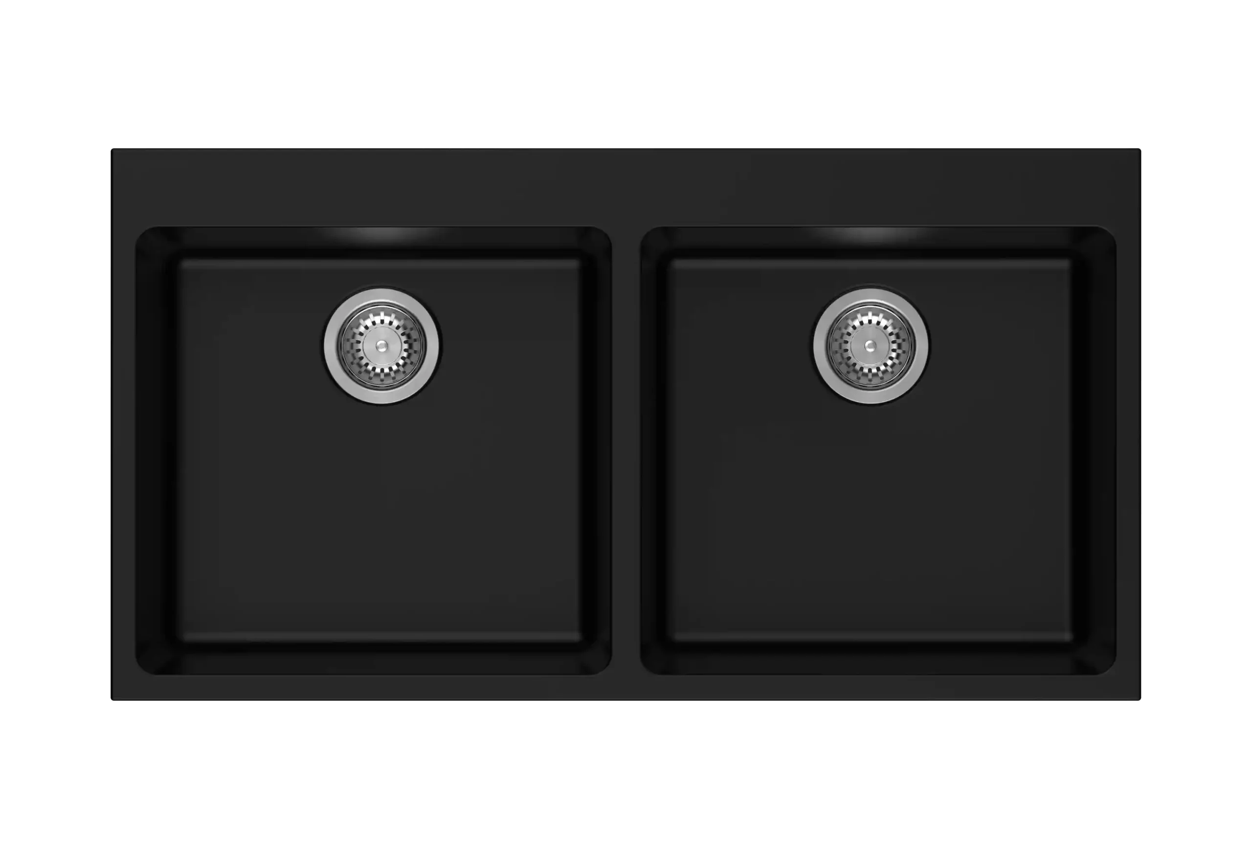 כיור מטבח כפול גרניט דגם סמארט 100 SMART מתאים לארון 96 ס"מ