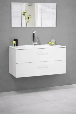 ארון אמבטיה תלוי 2 מגירות ליאם 60 ס''מ (חיסול עד גמר המלאי)